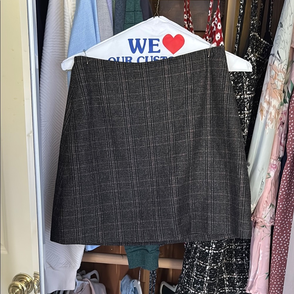 Wilfred Subtle Plaid High Waisted Skirt